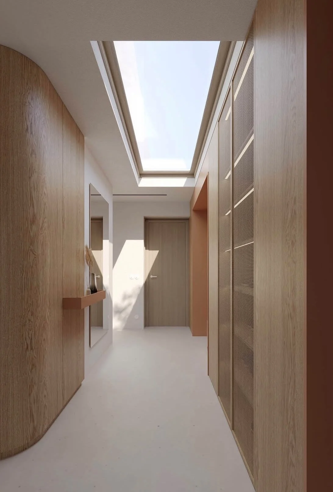 Keď interiér navrhuje ten, kto už stál pri architektonickom základe, výsledok je úplne iná liga. Miesto toho, aby bol priestor len o tom, kam dať nábytok, sa každý centimeter premyslene využije. V návrhu architektúry dokážeme efektívne využiť priestor, vytvoriť zaujímavé priehľady a prirodzené prepojenia medzi miestnosťami. Všetko pôsobí plynule, priestor dýcha a nič nepôsobí ako dodatočný nápad – lebo už od začiatku bol každý detail tam, kde má byť. Výsledok? Nielen krásny interiér, ale aj plne funkčný priestor, kde sa žije s ľahkosťou. Nasledujúce dni Vám predstavíme návrh interiéru v dome, ktorý bol rovnako navrhnutý v našej réžií. 🤩⁠